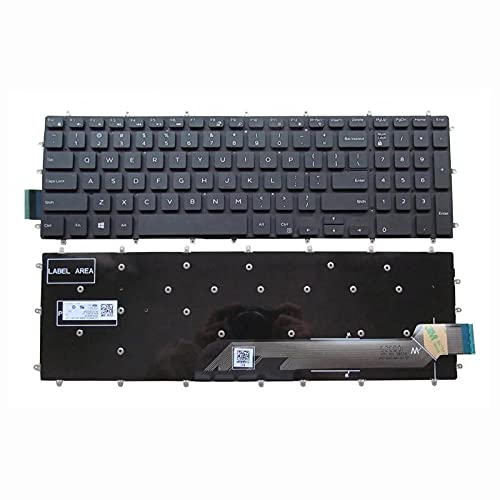 WISTAR Laptop Keyboard Compatible for Dell Inspiron 5565 5567 5570 5575 7566 7567 7577 Series with Backlite